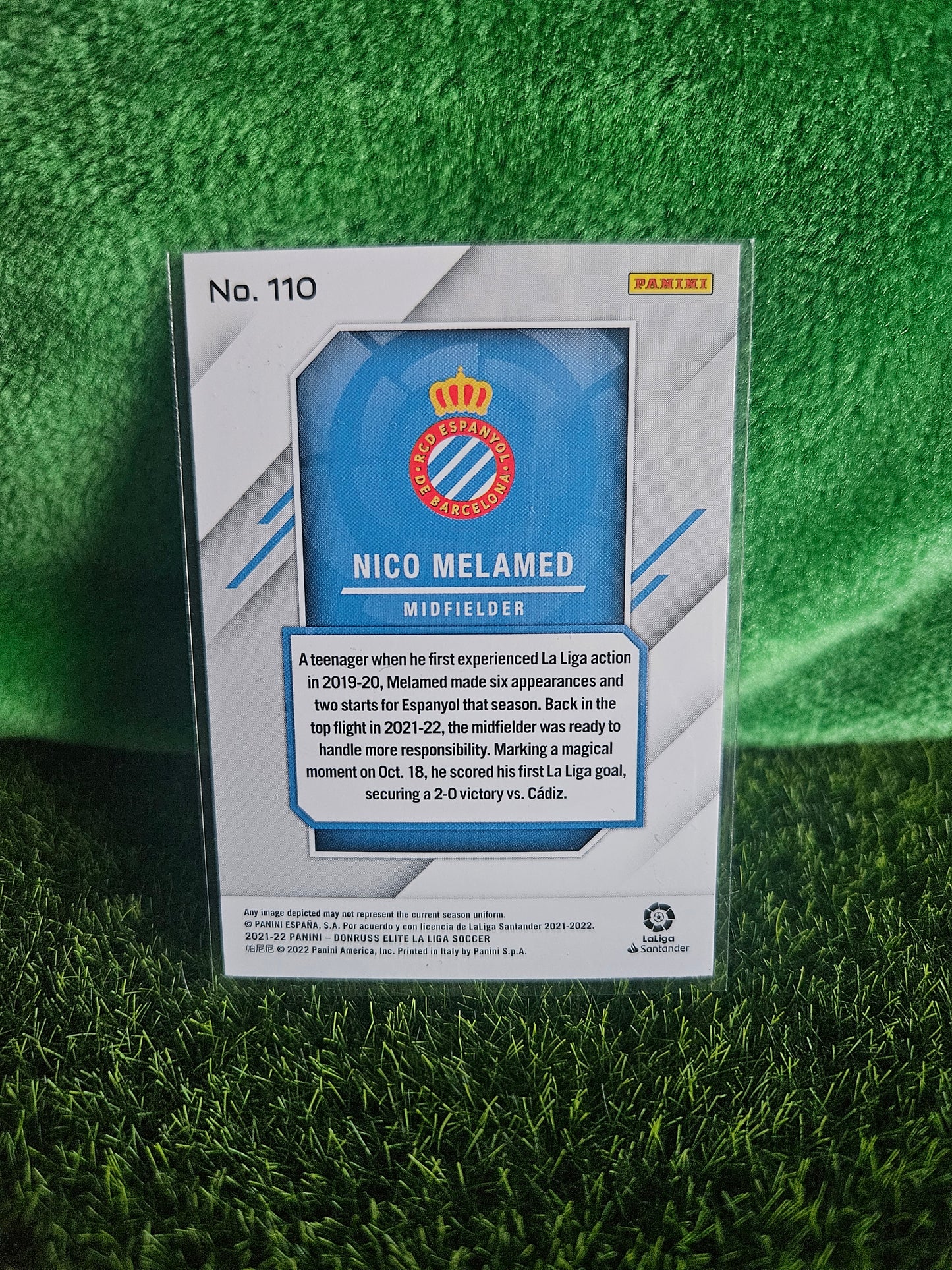 Nico Melamed (RC) - Donruss Elite 21/22