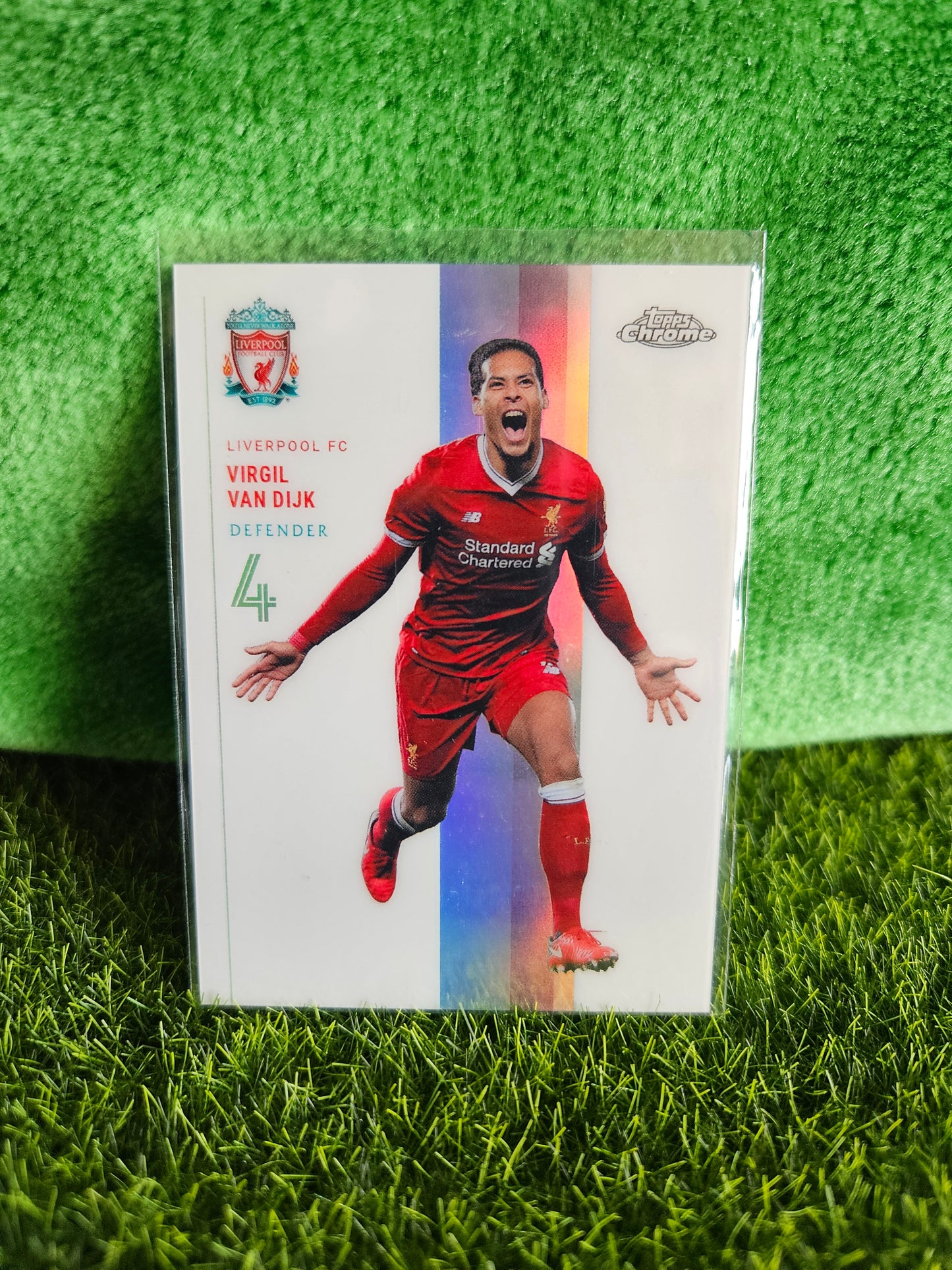 Virgil Van Dijk - Topps Chrome Liverpool 2024