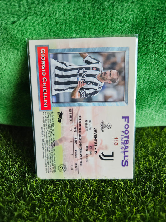 Giorgio Chiellini - Football's - Topps Finest 2022