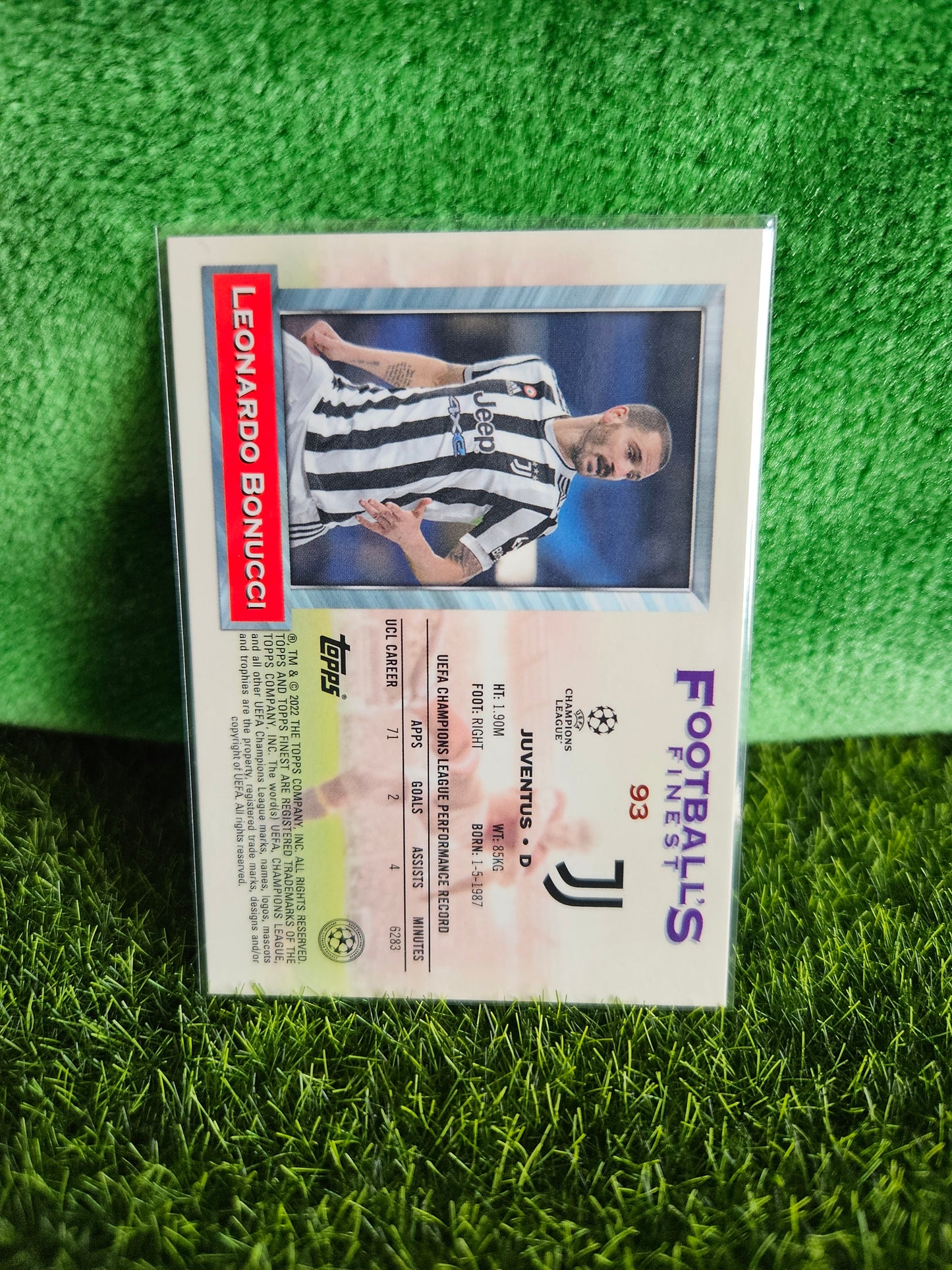 Leonardo Bonucci - Football's - Topps Finest 2022