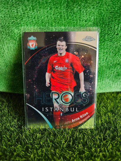John Arne Riise - Heroes of Istanbul - Topps Chrome Liverpool 2024