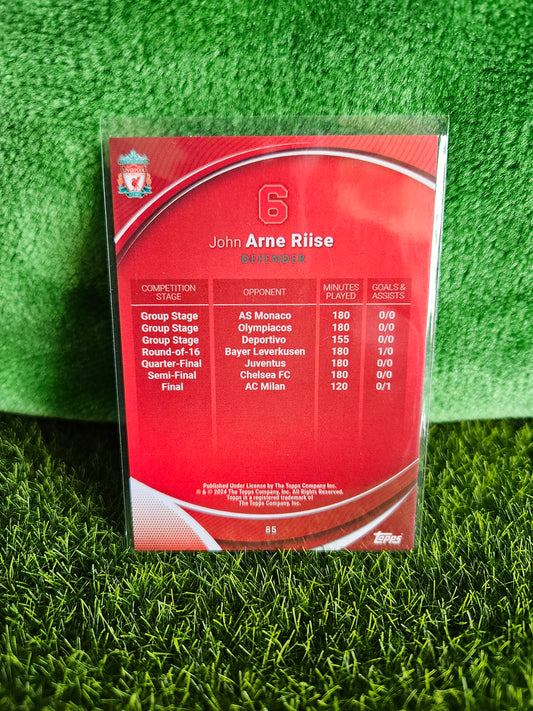 John Arne Riise - Heroes of Istanbul - Topps Chrome Liverpool 2024