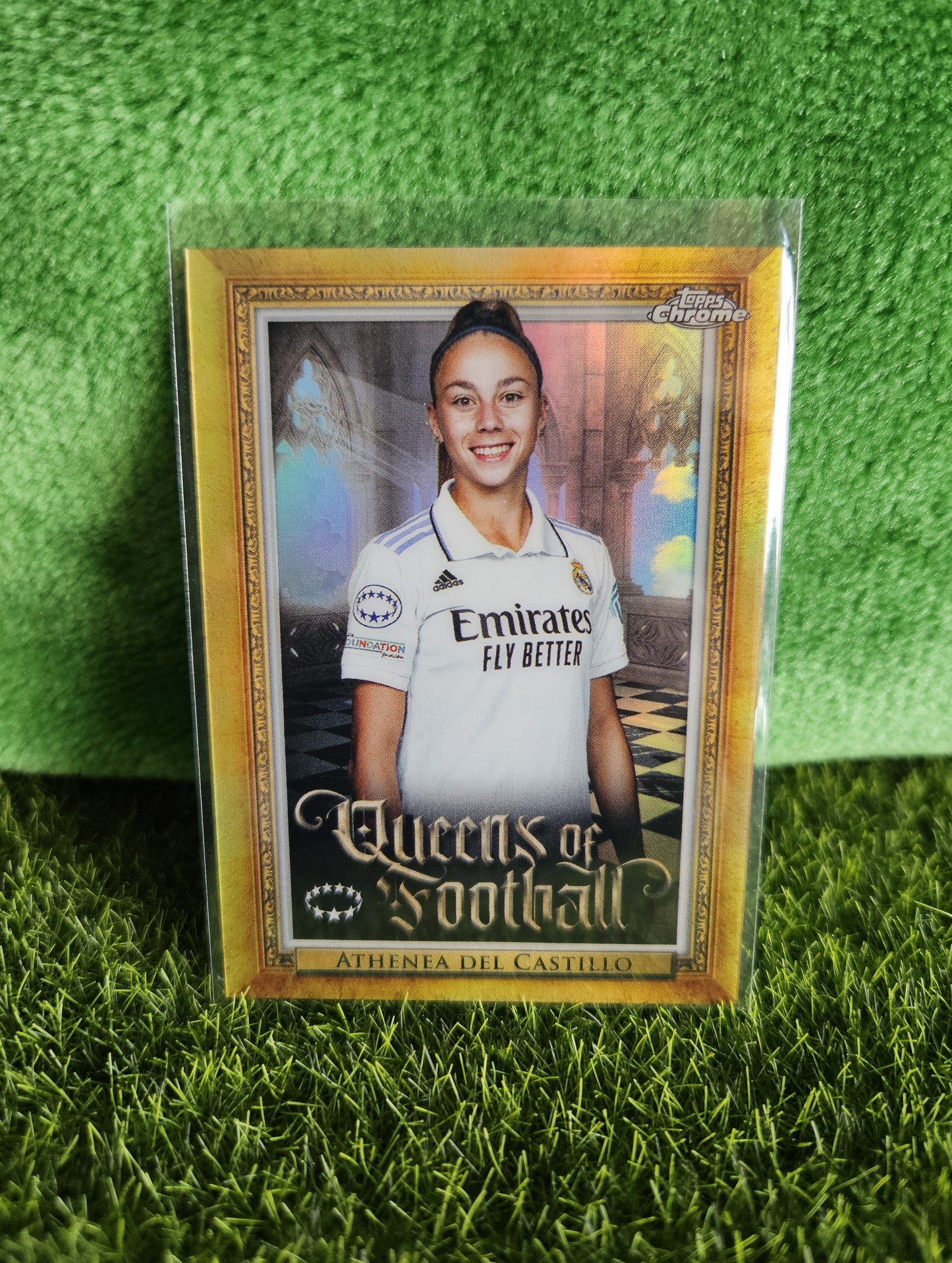Athenea Del Castillo - Queens of Football - Topps Chrome 2023