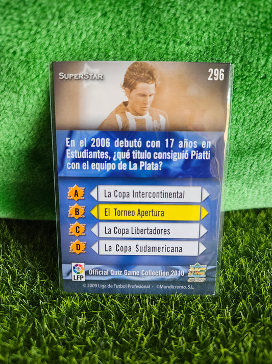 Pablo Piatti - SuperStar - Liga 2009/2010 Mundicromo