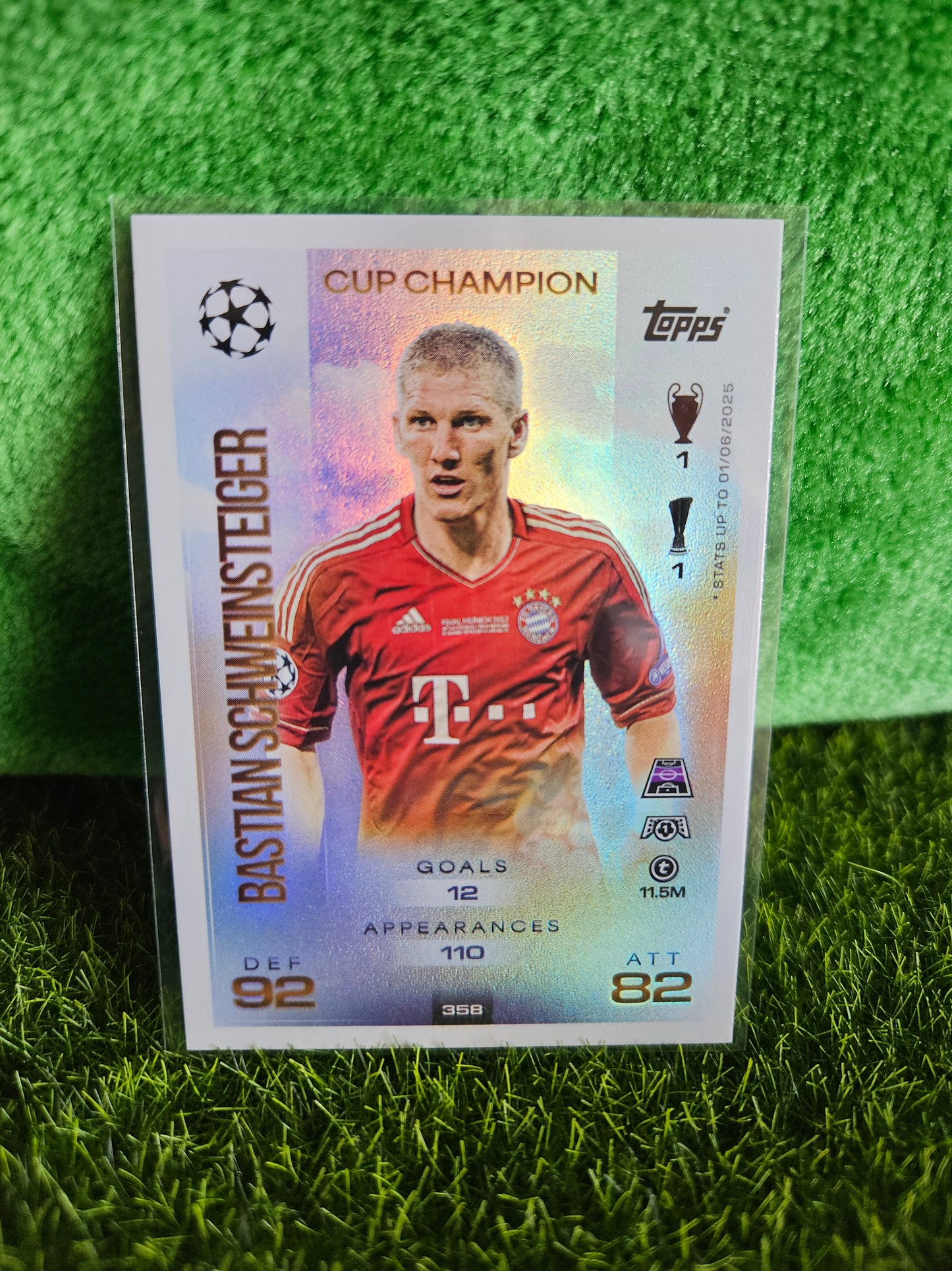 Bastian Schweinsteiger - Cup Champion - Match Attax 25/26