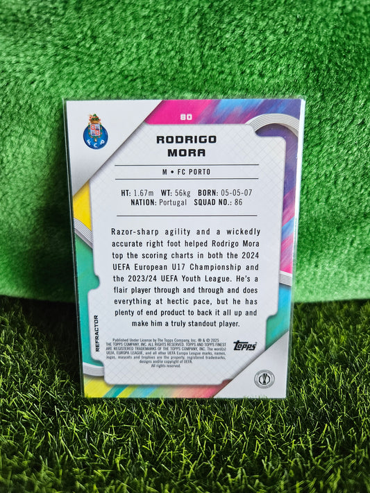 Rodrigo Mora (RC) - Refractor - Topps Finest 2025