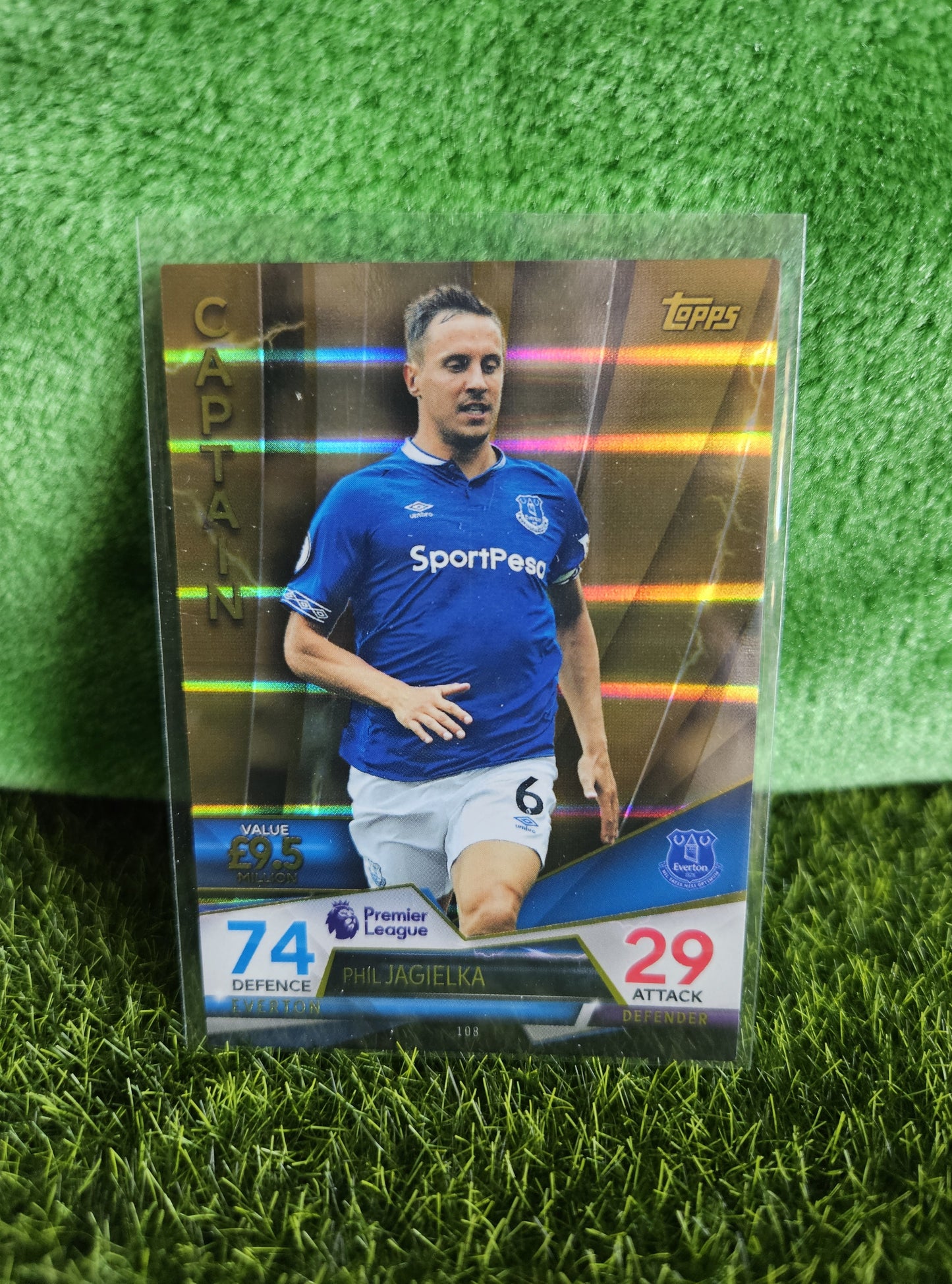 Phil Jagielka - Captain - Match Attax Ultimate 18/19