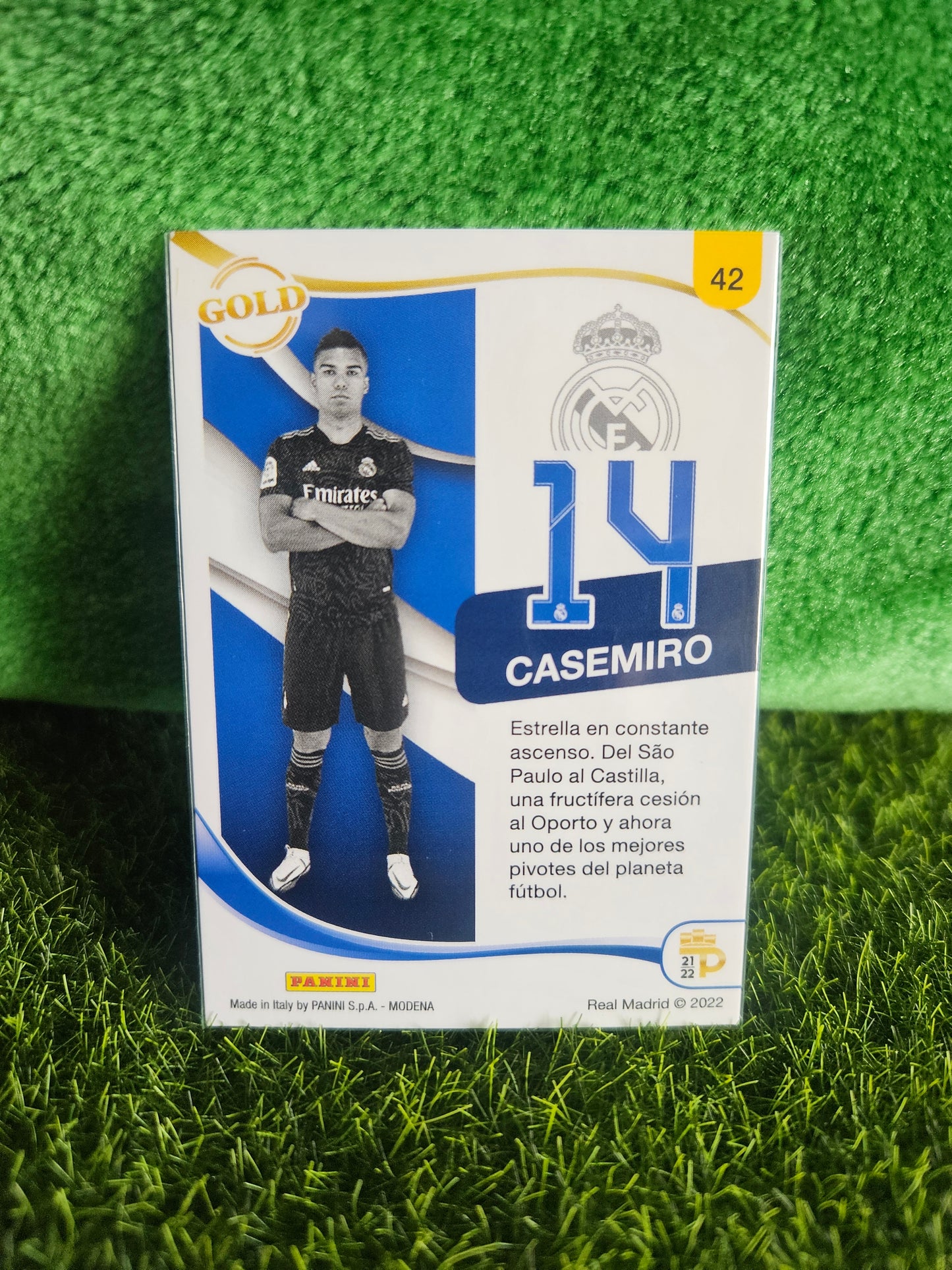 Casemiro - Gold - Podium Real Madrid 21/22
