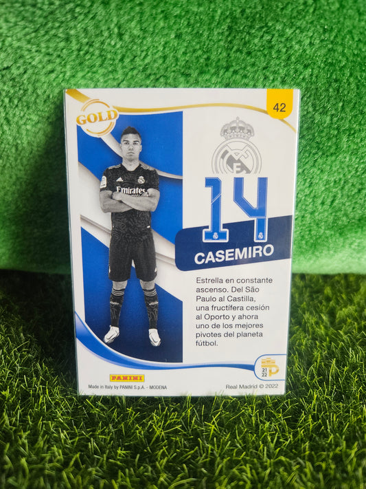 Casemiro - Gold - Podium Real Madrid 21/22
