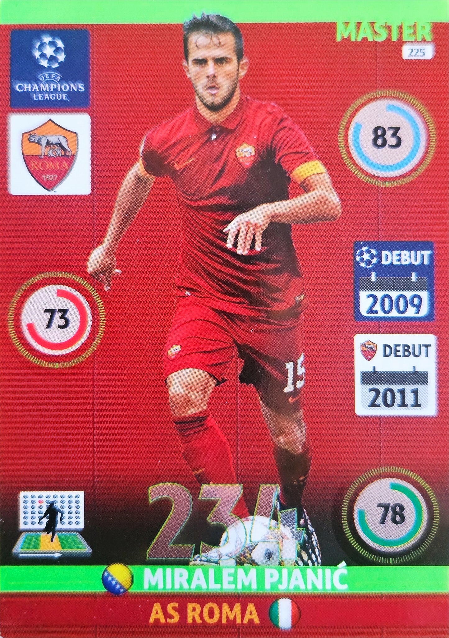Miralem Pjanić - Master - Adrenalyn XL Champions League 14/15