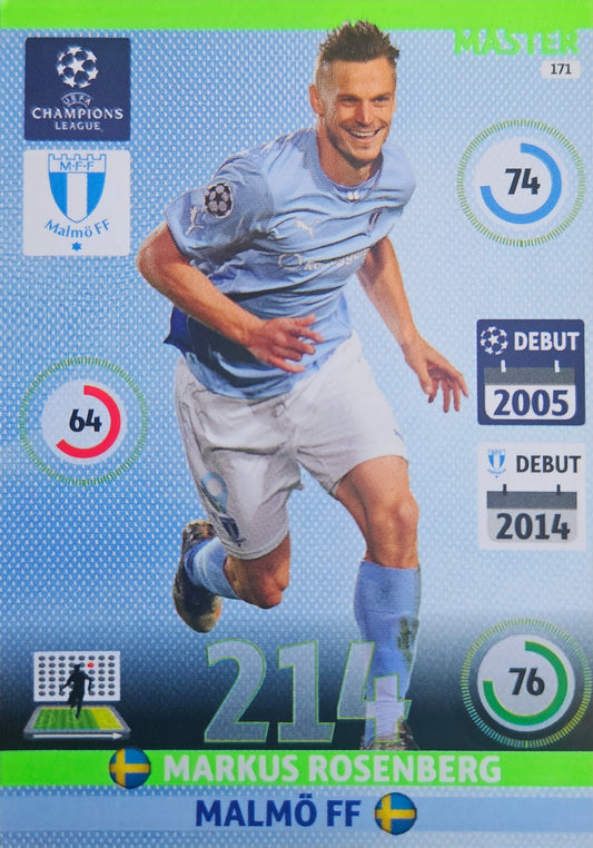 Markus Rosenberg - Master - Adrenalyn XL Champions League 14/15