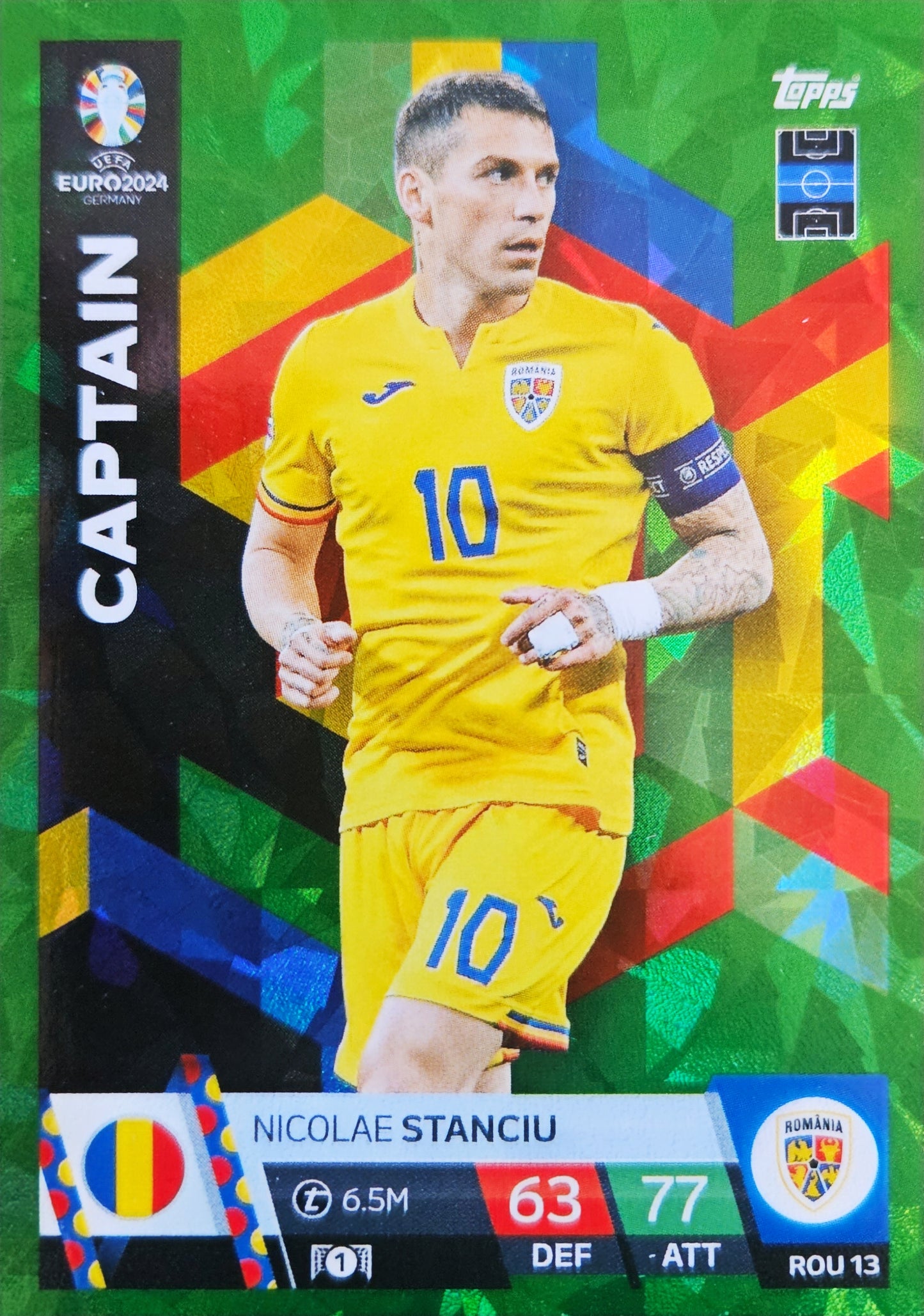 Nicolae Stanciu - Captain Green - Match Attax Euro 2024 Germany