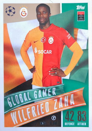 Wilfred Zaha - Global Gamer - Match Attax EXTRA 23/24
