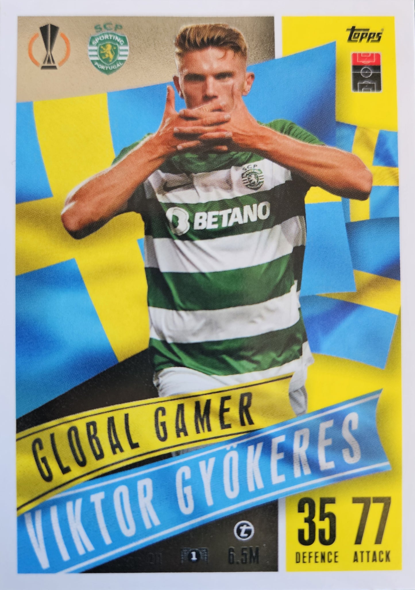 Viktor Gyökeres - Global Gamer - Match Attax EXTRA 23/24