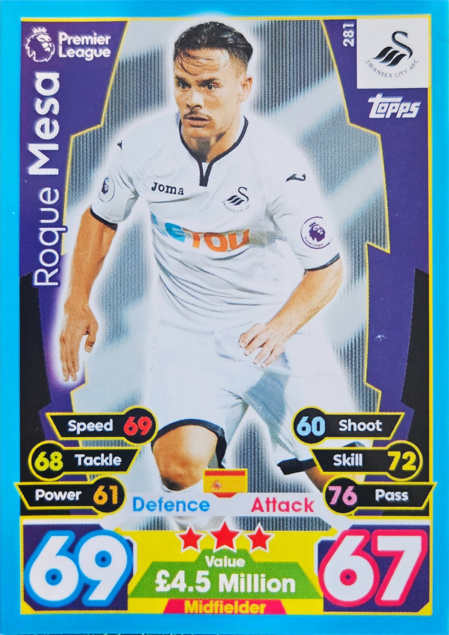 Roque Mesa - Premier League 17/18