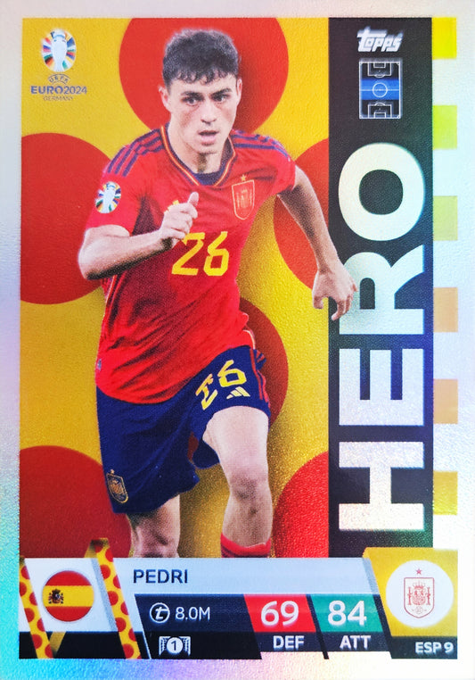 Pedri - Hero - Match Attax Euro 2024