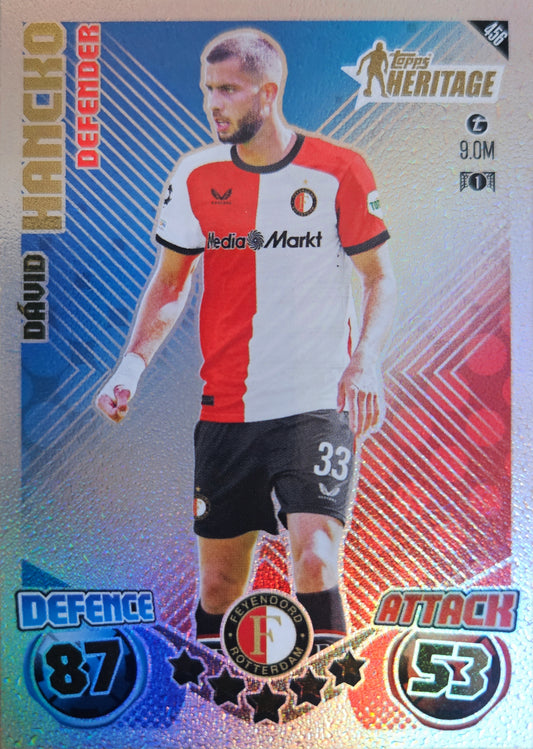 Dávid Hancko - Heritage - Match Attax 24/25