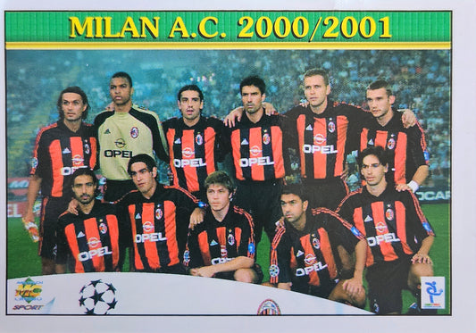 Milan 2000/2001 - Las Fichas del Calcio 2001