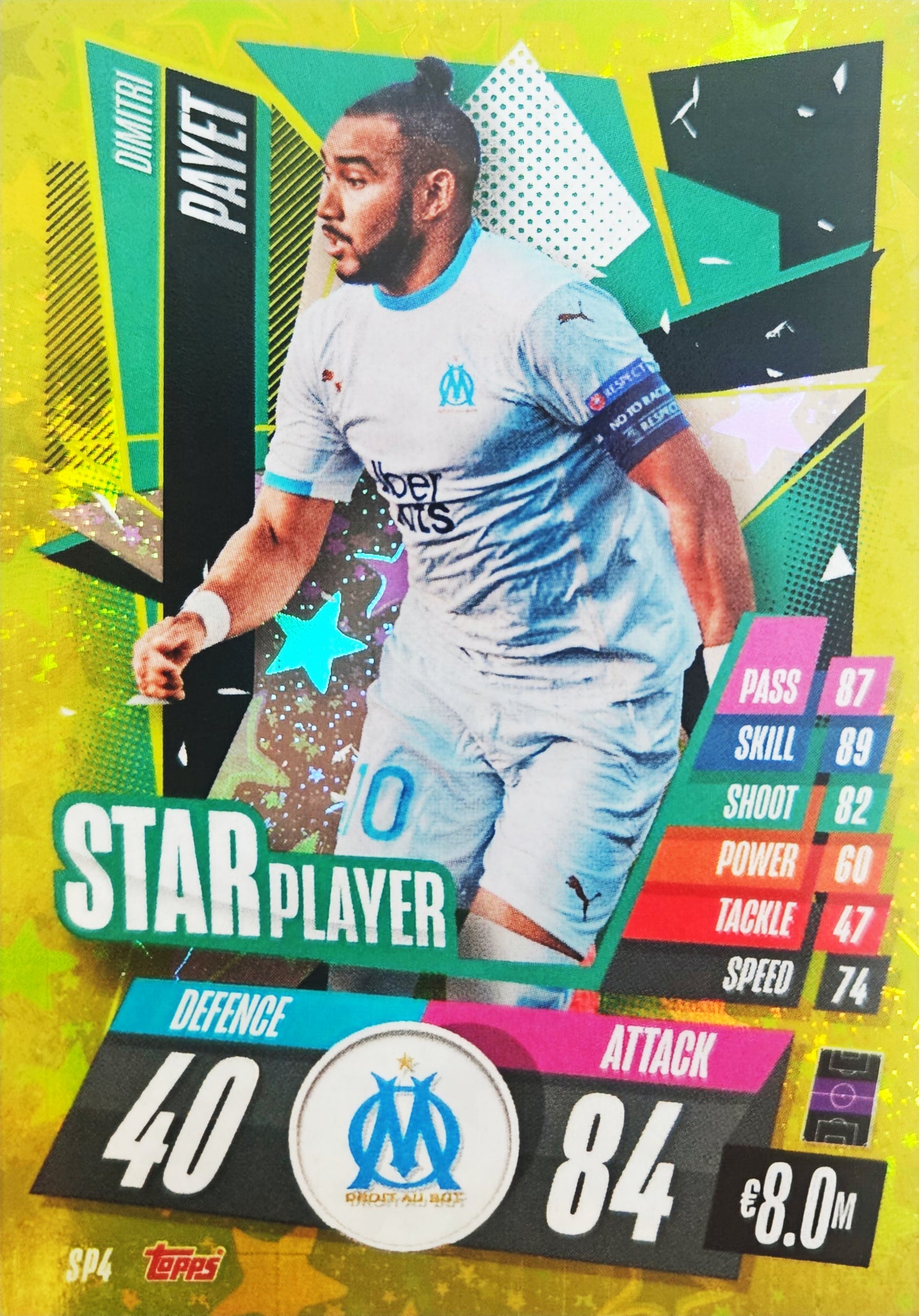 Dimitri Payet - Star Player - Match Attax UEFA Club Competitions 20/21