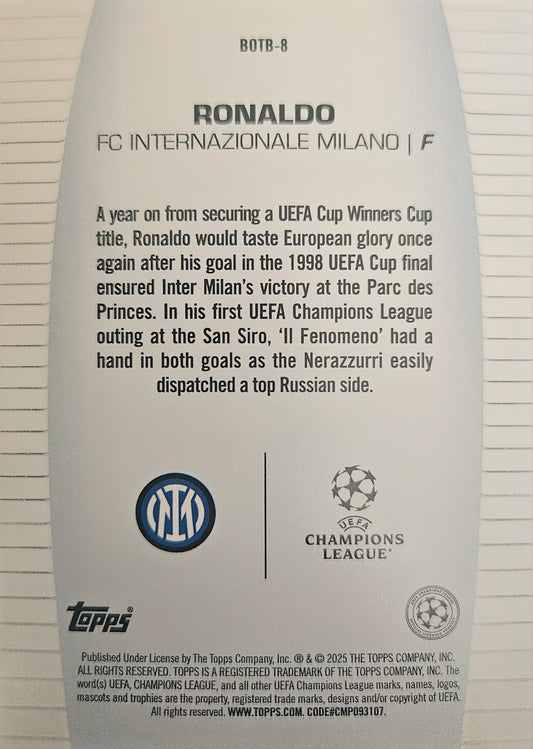 Ronaldo Nazario - Best of the best - Topps 2025