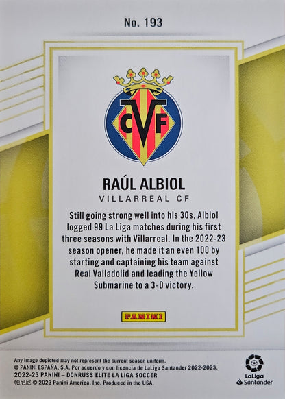 Raúl Albiol - Donruss Elite LaLiga 22/23