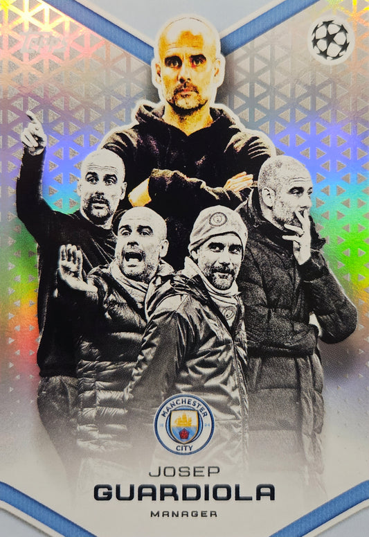 Josep Guardiola - Manager - Topps Jack Grealish Platinum Curated Set