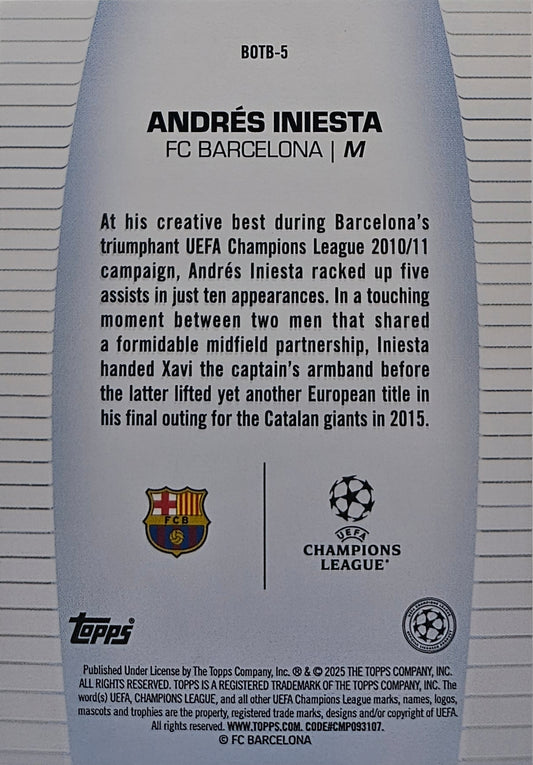 Andrés Iniesta - Best of the best - UEFA Club Competitions 24/25