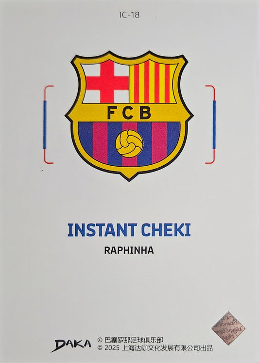 Raphinha - Instant Cheki - Top Audience Barcelona 25/26