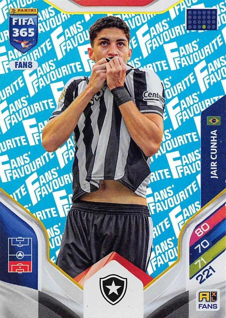 Jair Cunha - Fan's Favourite - Paralela azul - Adrenalyn XL FIFA 365 2026
