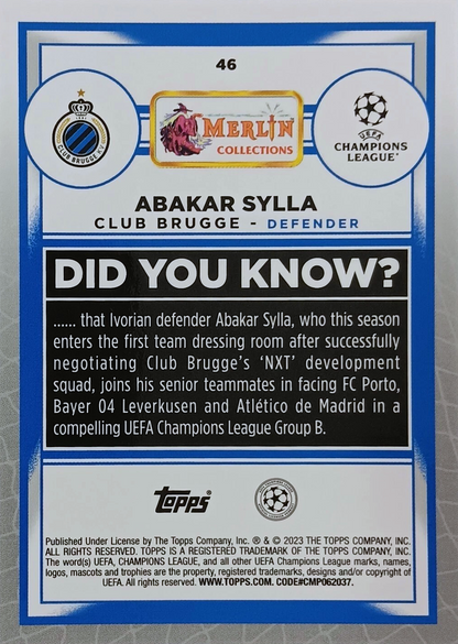 Abakar Sylla (RC) - Merlin UEFA Club Competitions 22/23