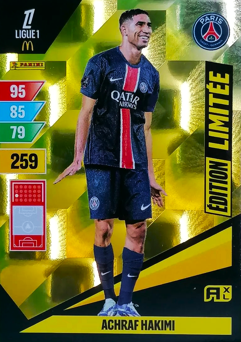 Achraf Hakimi - Edición Limitada - Adrenalyn XL Ligue 1 24/25