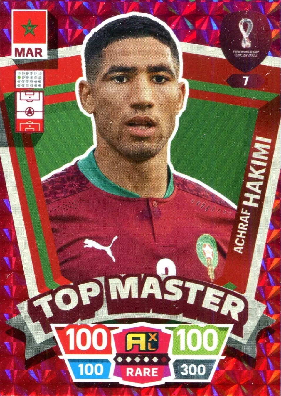 Achraf Hakimi - Top Master - Adrenalyn XL FIFA World Cup Qatar 2022
