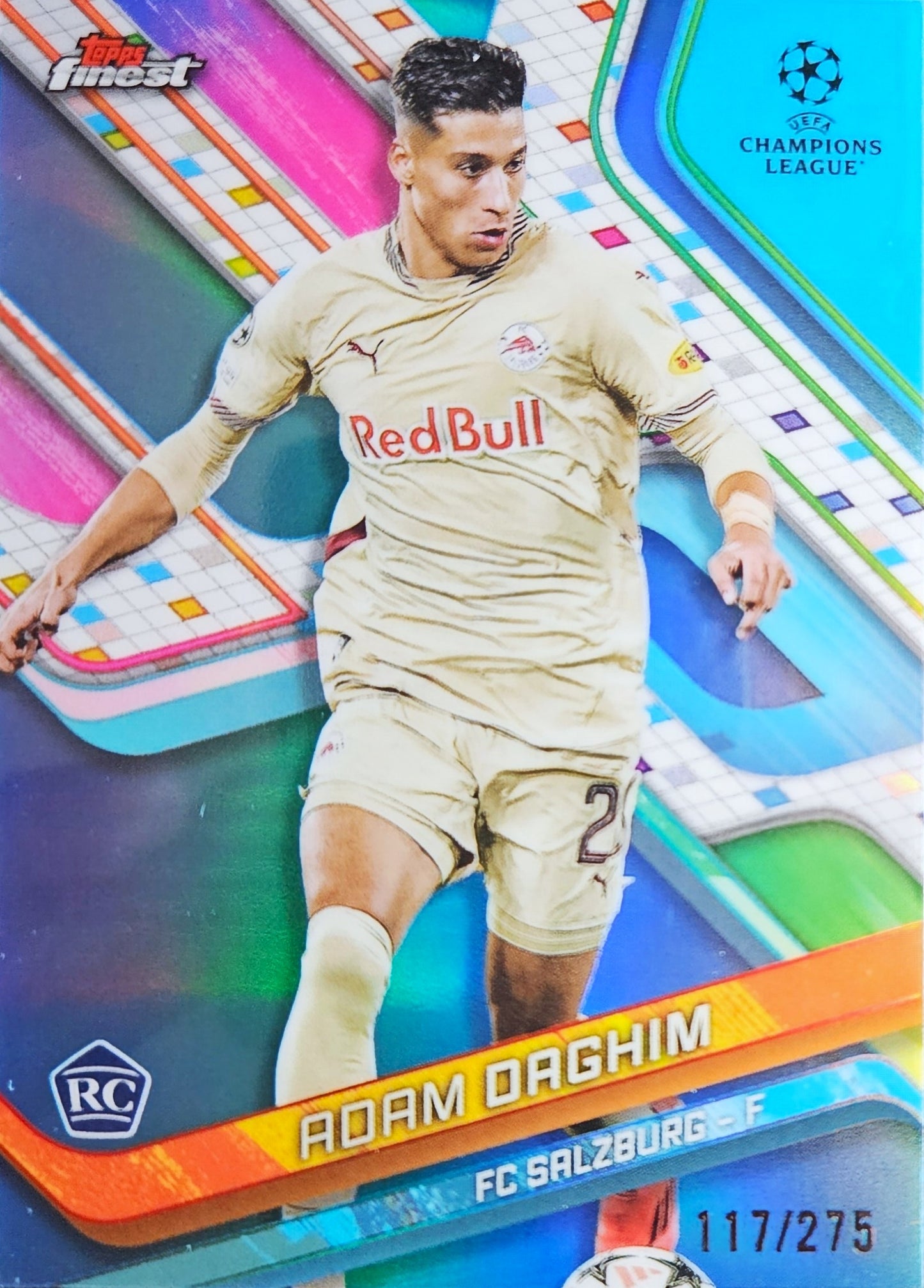 Adam Daghim (RC) /275 - Topps Finest UEFA Club Competitions 24/25