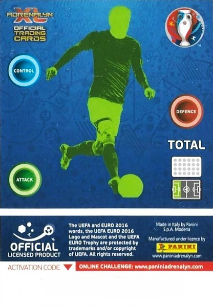 Wayne Rooney - Limited Edition - Adrenalyn XL Euro 2016 Francia
