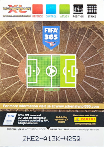 Mohamed Salah - Team Mate - Adrenalyn XL FIFA 365 2017