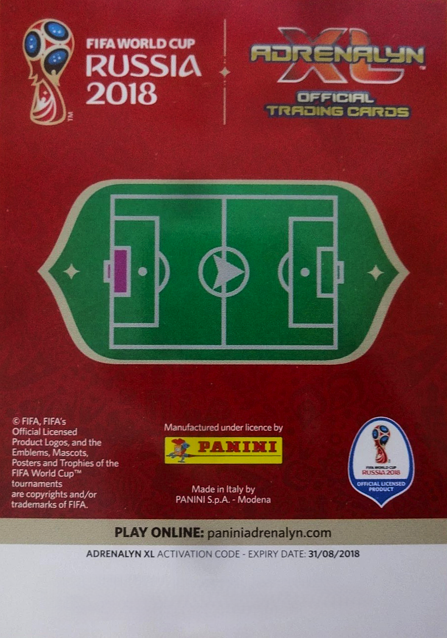 David De Gea - Limited Edition - Adrenalyn XL FIFA World Cup Russia 2018