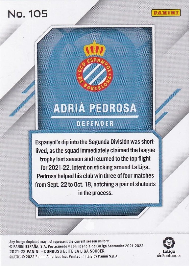 Adrià Pedrosa (RC) - Donruss Elite LaLiga 21/22