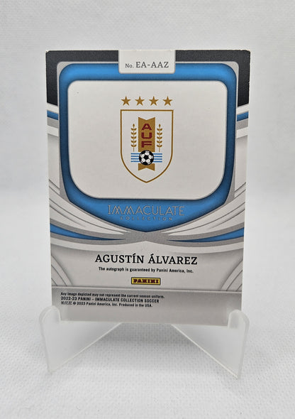 Agustín Álvarez /99 - Autógrafo original - Immaculate Collection Soccer 22/23
