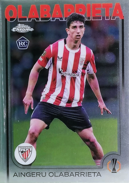 Aingeru Olabarrieta (RC) - Topps Chrome UEFA Club Competitions 24/25