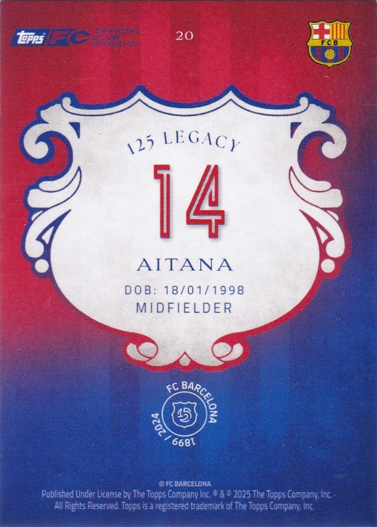 Aitana Bonmatí - 125 aniversario Barcelona