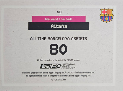 Aitana Bonmatí - We want the ball - Team Set Barcelona 25/26
