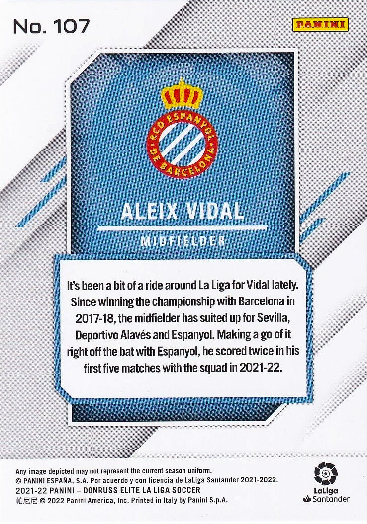 Aleix Vidal - Donruss Elite LaLiga 21/22