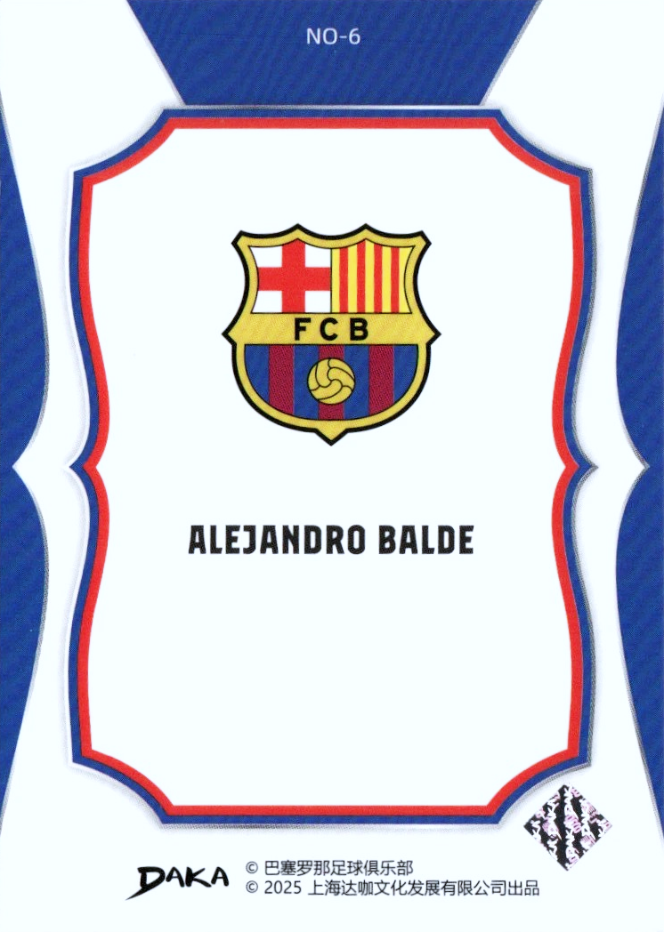 Alejandro Balde - NO-6 - Top Audience Barcelona 24/25