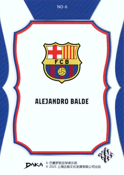 Alejandro Balde - NO-6 - Top Audience Barcelona 24/25