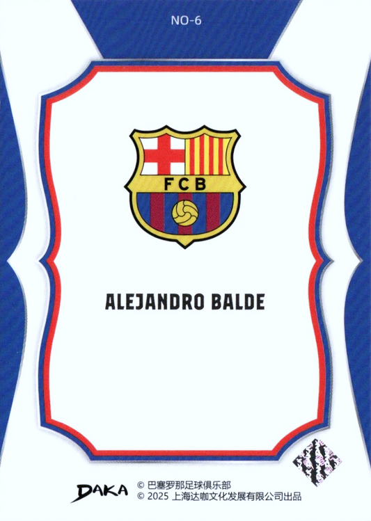 Alejandro Balde - NO-6 - Top Audience Barcelona 24/25