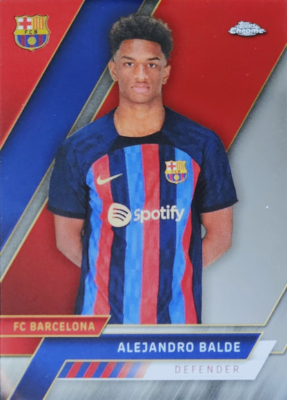 Alejandro Balde - Topps Chrome Barcelona 22/23