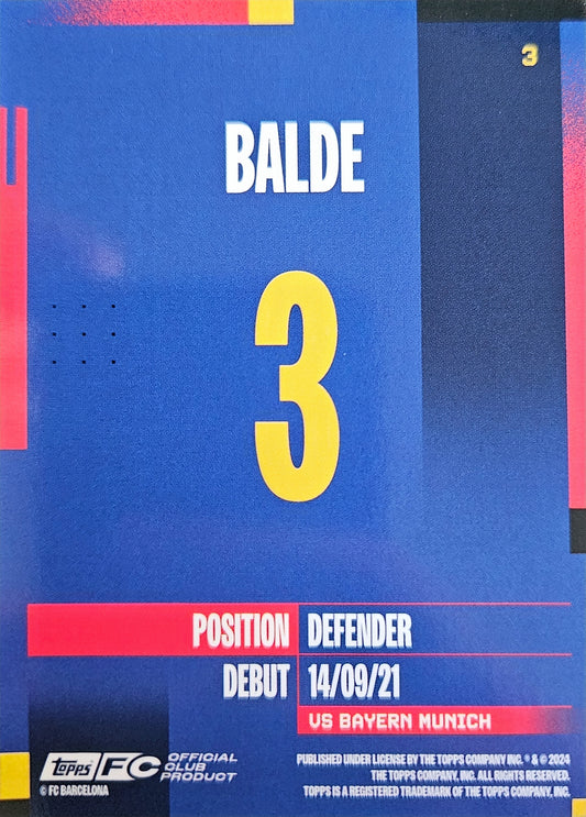 Alejandro Balde /250 - Team Set Barcelona 24/25
