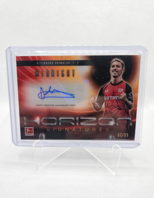Alejandro Grimaldo /99 - Autógrafo original - Horizon - Midnight Bundesliga 24/25