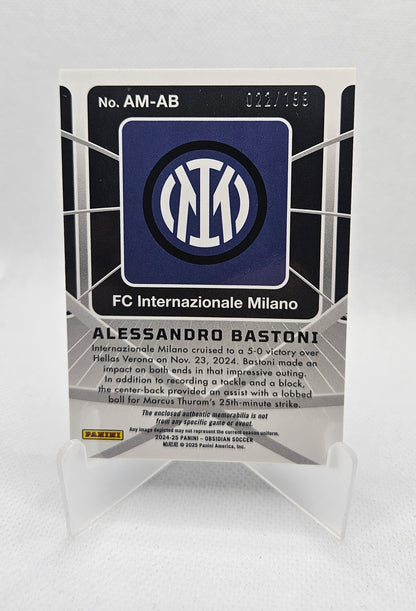 Alessandro Bastoni /199 - Parche - Obsidian Soccer 24/25