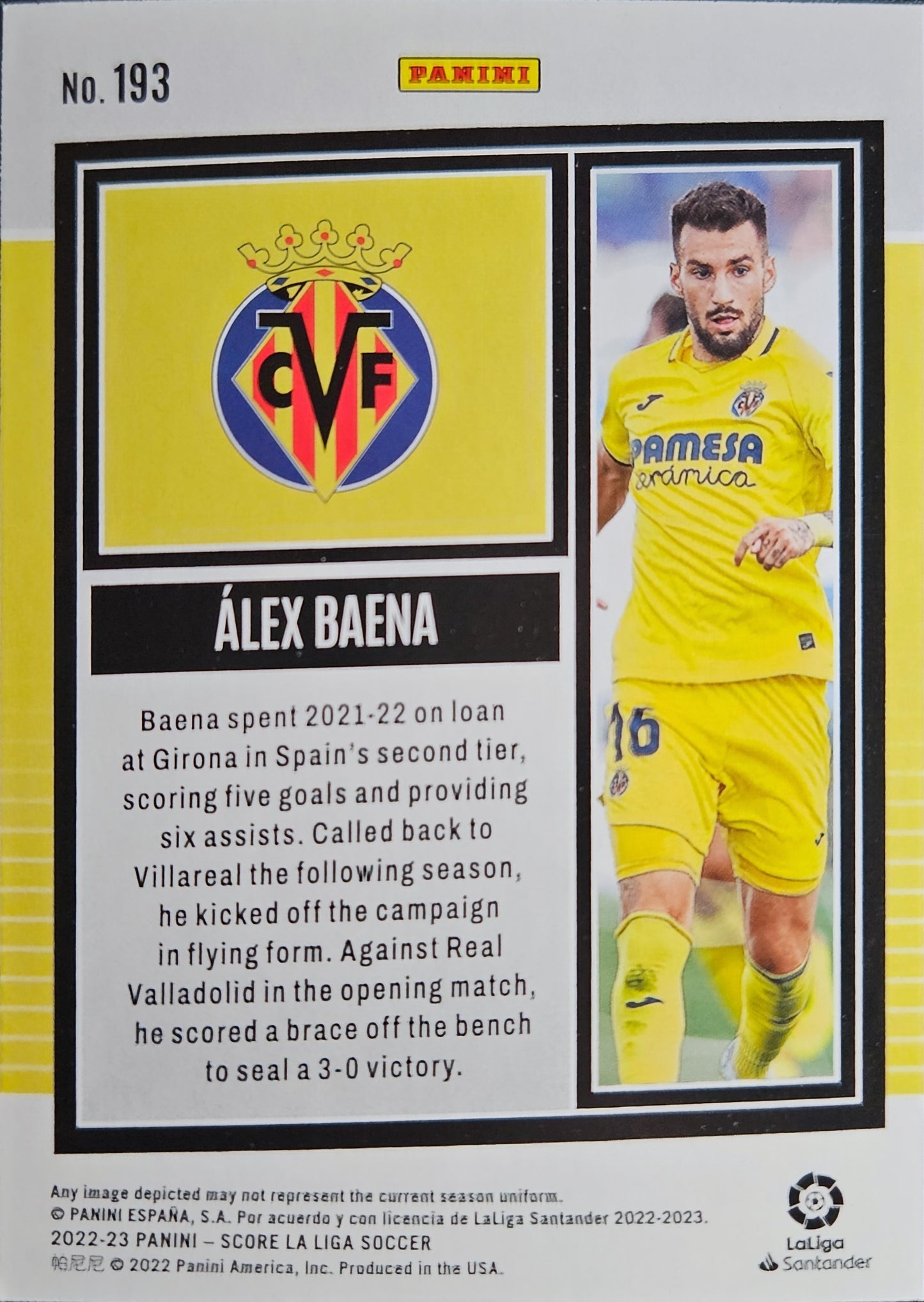 Álex Baena (RC) - Score LaLiga 22/23